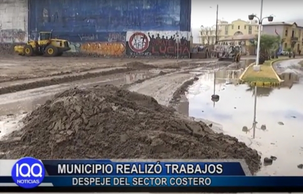 IMI TRABAJ&Oacute; EN EL DESPEJE DEL SECTOR COSTERO
