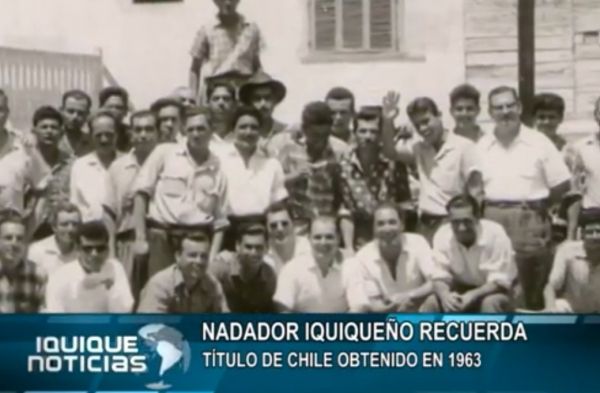 NADADOR IQUIQUE&Ntilde;O RECUERDA T&Iacute;TULO DDE CHILE OBTENIDO EN 1963