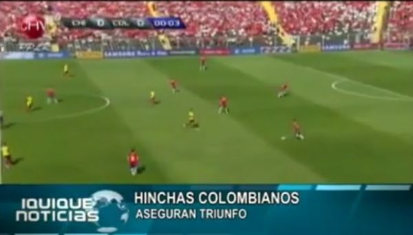 HINCHAS COLOMBIANOS ASEGURAN TRIUNFO