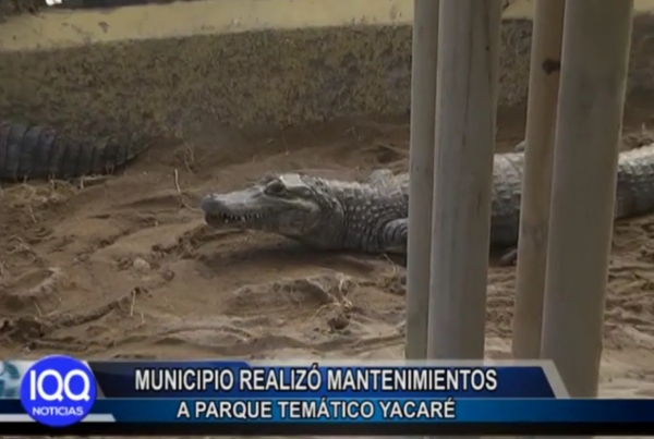 MUNICIPIO REALIZ&Oacute; MANTENIMIENTOS A PARQUE TEM&Aacute;TICO YACAR&Eacute;