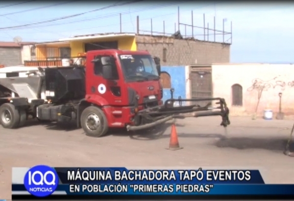 M&Aacute;QUINA BACHADORA TAP&Oacute; EVENTOS EN POBLACI&Oacute;N "PRIMERAS PIEDRAS"