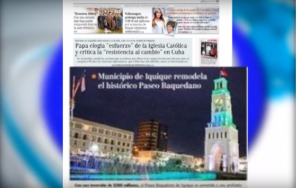DIARIO EL MERCURIO DESTACA LABOR DEL MUNICIPIO IQUIQUE&Ntilde;O