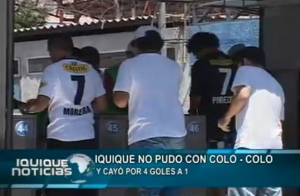 IQUIQUE NO PUDO CON COLO-COLO Y CAY&Oacute; POR 4 GOLES A 1