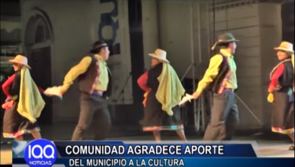 COMUNIDAD AGRADECE APORTE DEL MUNICIPIO A LA CULTURA