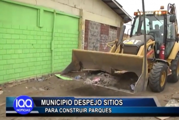 MUNICIPIO DESPEJ&Oacute; SITIOS PARA CONSTRUIR PARQUES