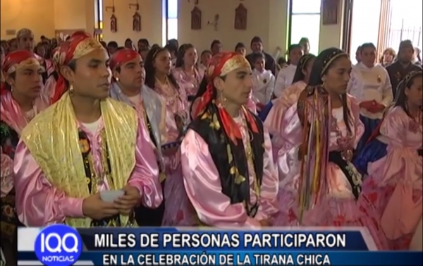 MILES DE PERSONAS PARTICIPARON EN LA CELEBRACI&Oacute;N DE LA TIRANA CHICA