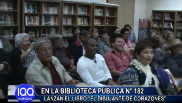 EN LA BIBLIOTECA P&Uacute;BLICA N&deg;182 LANZAN EL LIBRO "EL DIBUJANTE DE CORAZONES"