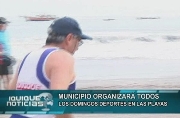 MUNICIPIO ORGANIZ&Aacute; TODOS LOS DOMINGOS DEPORTES EN LAS PLAYAS