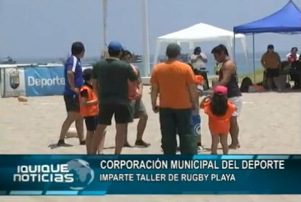 CORPORACI&Oacute;N MUNICIPAL DEL DEPORTE IMPARTE TALLER DE RUGBY PLAYA