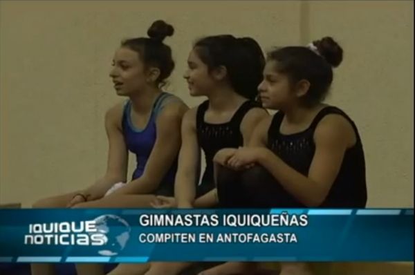GIMNASTAS IQUIQUE&Ntilde;AS COMPITEN EN ANTOFAGASTA