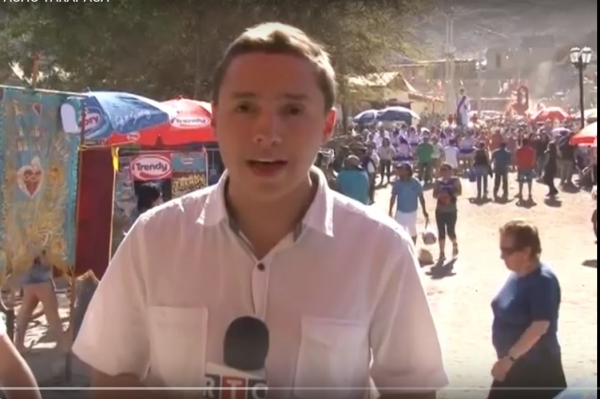 IQUIQUE NOTICIAS DE RTC TELEVISI&Oacute;N EN LA PROCESI&Oacute;N DE SAN LORENZO