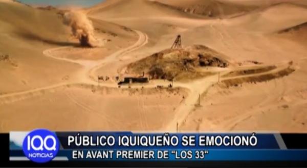 P&Uacute;BLICO IQUIQUE&Ntilde;O SE EMOCION&Oacute; EN AVANT PREMIER DE "LOS 33"