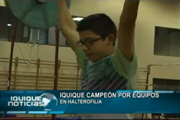 IQUIQUE CAMPE&Oacute;N POR EQUIPOS EN HALTEROFILIA