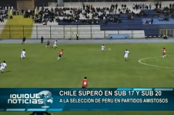 CHILE SUPER&Oacute; EN SUB 17 Y SUB 20 A LA SELECCI&Oacute;N DE PER&Uacute; EN PARTIDOS AMISTOSOS