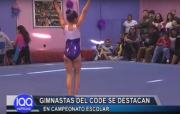 GIMNASTAS DEL CODE SE DESTACAN EN CAMPEONATO ESCOLAR