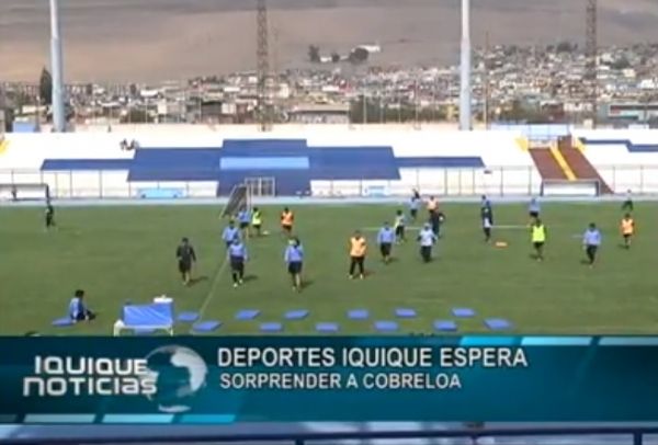 DEPORTES IQUIQUE ESPERA SORPRENDER A COBRELOA