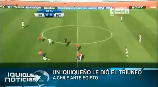 UN IQUIQUE&Ntilde;O LE DIO EL TRIUNFO A CHILE ANTE EGIPTO