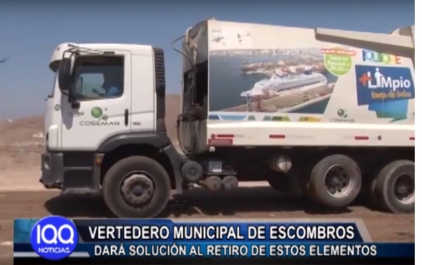 VERTEDERO MUNICIPAL  DAR&Aacute; SOLUCI&Oacute;N AL RETIRO DE ESCOMBROS