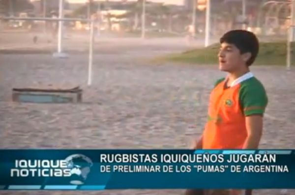 RUGBISTAS IQUIQUE&Ntilde;OS JUGAR&Aacute;N DE PRELIMINAR DE LOS "PUMAS" DE ARGENTINA