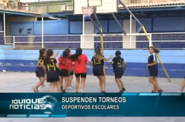 SUSPENDEN TORNEOS DEPORTIVOS ESCOLARES