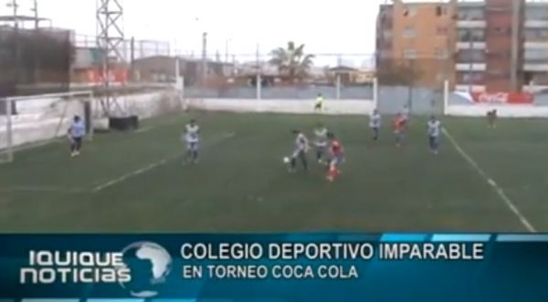 COLEGIO DEPORTIVO IMPARABLE EN TORNEO COCA COLA