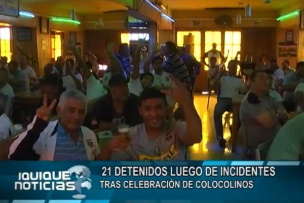 21 DETENIDOS LUEGO DE INCIDENTES TRAS CELEBRACI&Oacute;N DE COLOCOLINOS