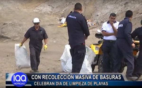 CON RECOLECCI&Oacute;N MASIVA DE BASURAS CELEBRAN D&Iacute;A DE LIMPIEZA DE PLAYAS