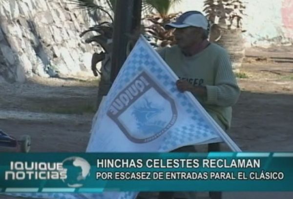 HINCHAS CELESTES RECLAMAN POR ESCASES DE ENTRADAS