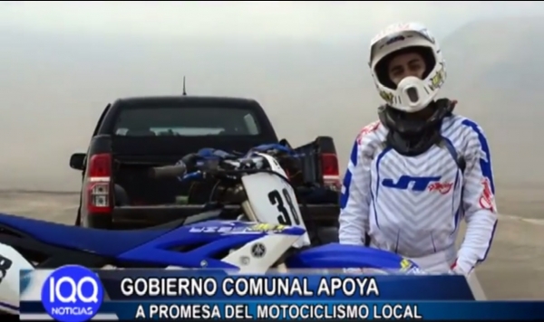 GOBIERNO APOYO A MOTOCICLISTA LOCAL