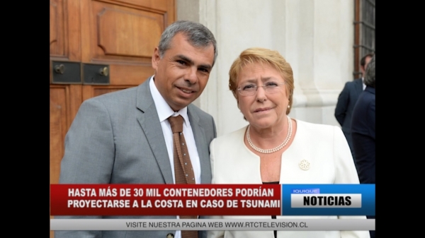 HASTA MAS DE 30 MIL CONTENEDORES PODR&Iacute;AN PROYECTARSE A LA COSTA EN CASO DE TSUNAMI