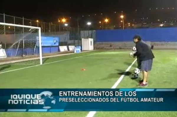 ENTRENAMIENTOS DE LOS PRESELECCIONADOS DEL F&Uacute;TBOL AMATEUR
