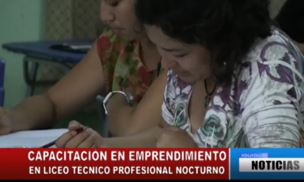 CAPACITACI&Oacute;N EN EMPRENDIMIENTO EN LICEO T&Eacute;CNICO PROFESIONAL NOCTURNO