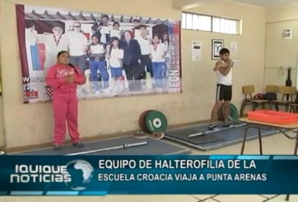 EQUIPO DE HALTEROFILIA DE LA ESCUELA CROACIA VIAJA A PUNTA ARENAS