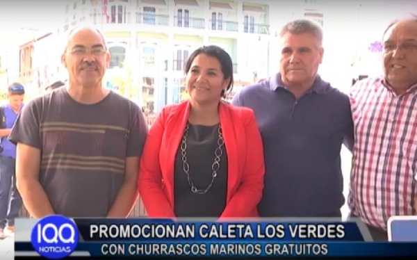 PROMOCIONAN CALETA LOS VERDES CON CHURRASCOS MARINOS GRATUITOS