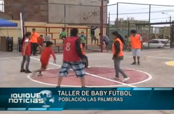 TALLER DE BABY F&Uacute;TBOL POBLACI&Oacute;N LAS PALMERAS