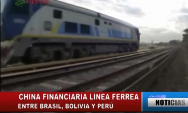 CHINA FINANCIAR&Iacute;A L&Iacute;NEA FERREA ENTRE BRASIL, BOLIVIA Y PER&Uacute;
