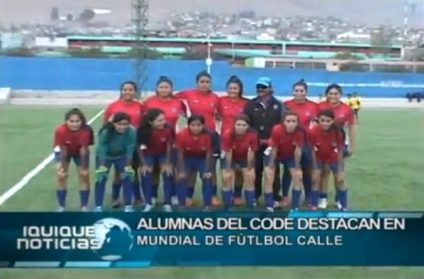 ALUMNAS DEL CODE DESTACAN EN MUNDIAL DE F&Uacute;TBOL CALLE