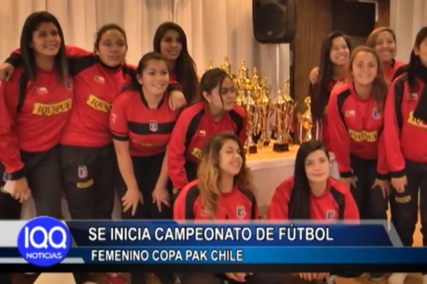 SE INICIA CAMPEONATO DE F&Uacute;TBOL FEMENINO COPA PAK CHILE