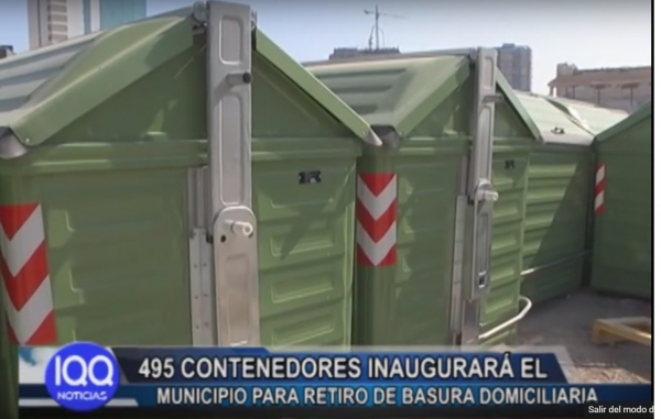 495 CONTENEDORES INAUGURAR&Aacute; EL MUNICIPIO PARA RETIRO DE BASURA DOMICILIARIA
