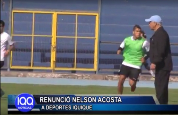RENUNCI&Oacute; NELSON ACOSTA A DEPORTES IQUIQUE