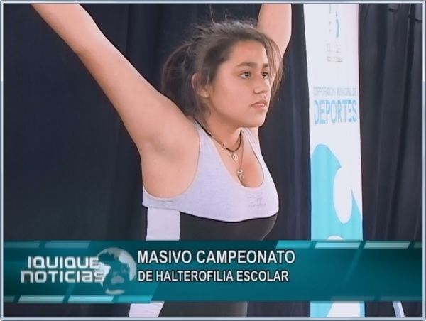 MASIVO CAMPEONATO DE HALTEROFILIA ESCOLAR