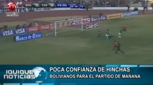 POCA CONFIANZA DE BOLIVIANOS PARA EL PARTIDO DE ESTA TARDE