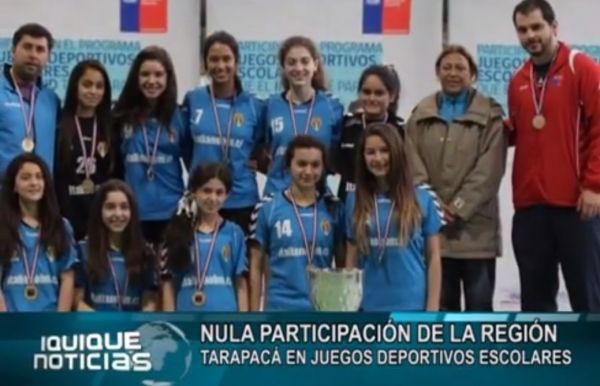 NULA LA PARTICIPACI&Oacute;N DE A REGI&Oacute;N TARAPAC&Aacute; EN JUEGOS DEPORTIVOS ESCOLARES