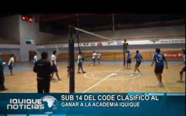 SUB 14 DEL CODE CLASIFIC&Oacute; AL GANAR A LA ACADEMIA IQUIQUE